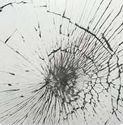 割れるガラスの画像